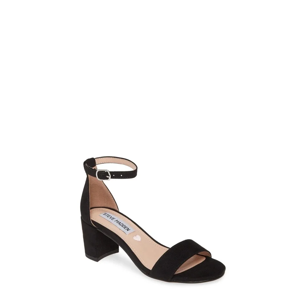Steve‎ Madden Jcarrson Big Girls Dress Sandal - Black - Size 4